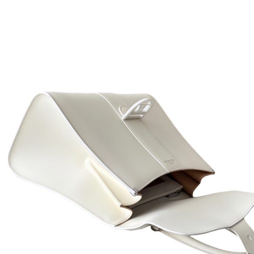 Delvau Snow White Brillant Box Leather Mini Bag - Image 8