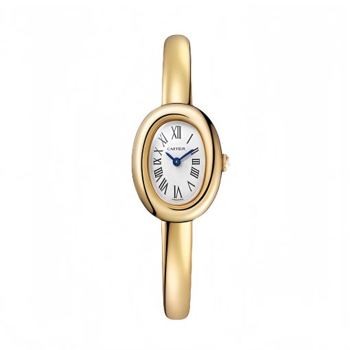Ca*tier Classic Baignoire Quartz Movement 18K Gold Mini Ladies Bracelet Watch