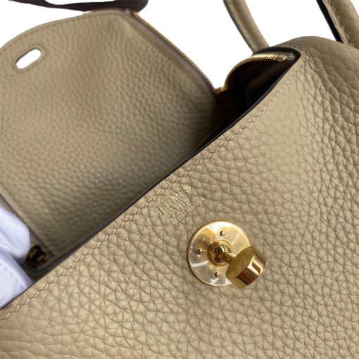 Haute Couture Lindy Mini 19cm - Semi-Handcrafted Waxed Thread TC Leather Bag with Gold Hardware (Shoulder/Crossbody/Hand Carry Women's Bag) - Image 16