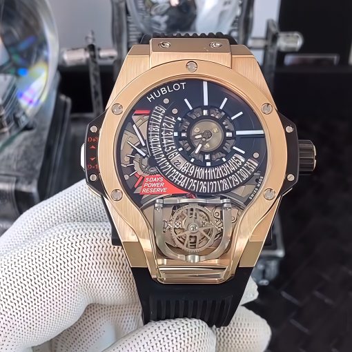 Warcraft Tonneau Multi-Function Skeleton Mechanical Quartz Men's Watch MP-09