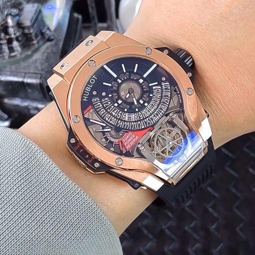 Warcraft Tonneau Multi-Function Skeleton Mechanical Quartz Men's Watch MP-09 - Image 2