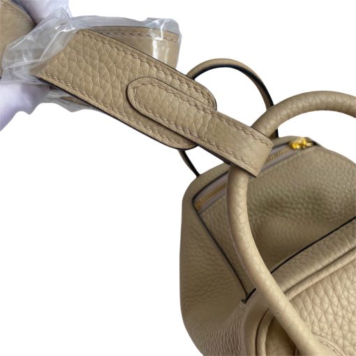 Haute Couture Lindy Mini 19cm - Semi-Handcrafted Waxed Thread TC Leather Bag with Gold Hardware (Shoulder/Crossbody/Hand Carry Women's Bag) - Image 14
