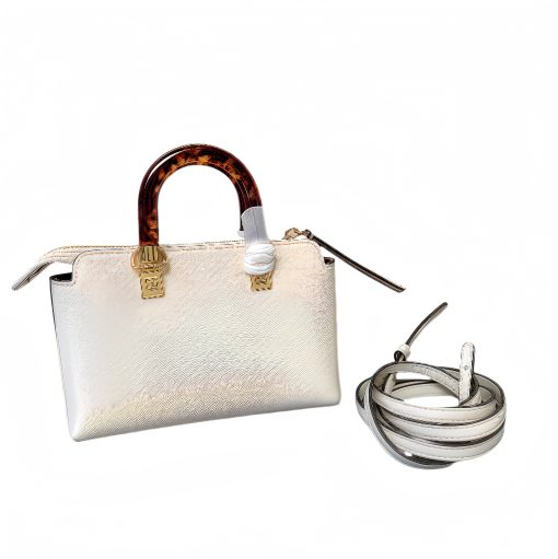 By the Way Mini Boston Bag in Calfskin – Adjustable & Detachable Strap - Image 6