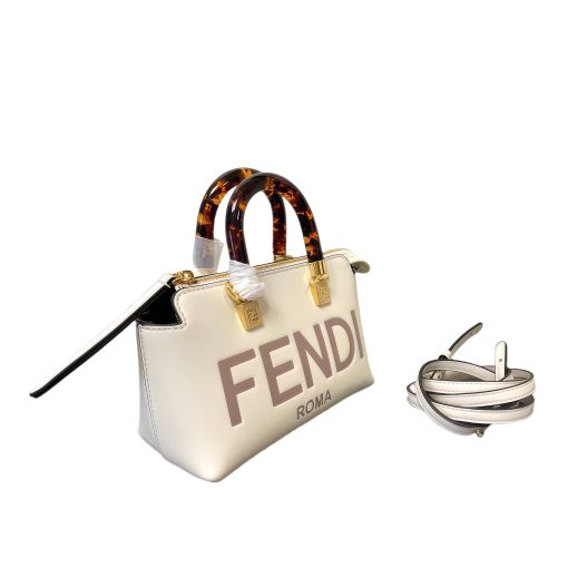By the Way Mini Boston Bag in Calfskin – Adjustable & Detachable Strap - Image 7