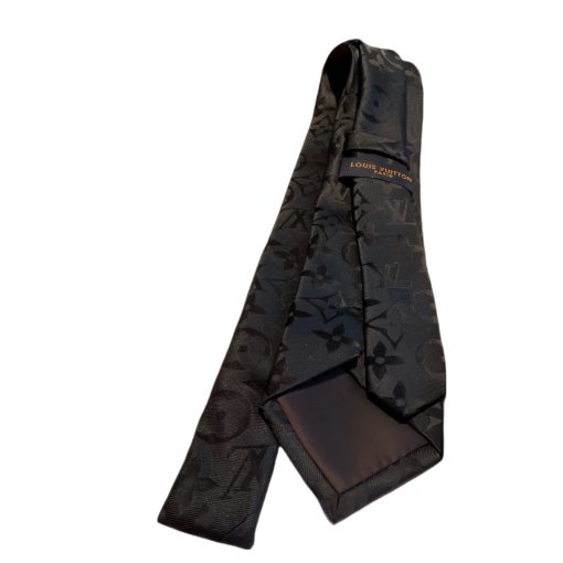 Diamonds LV Understated Luxury Woven Silk Tie with Subtle Jacquard Pattern (Men's) - Image 6