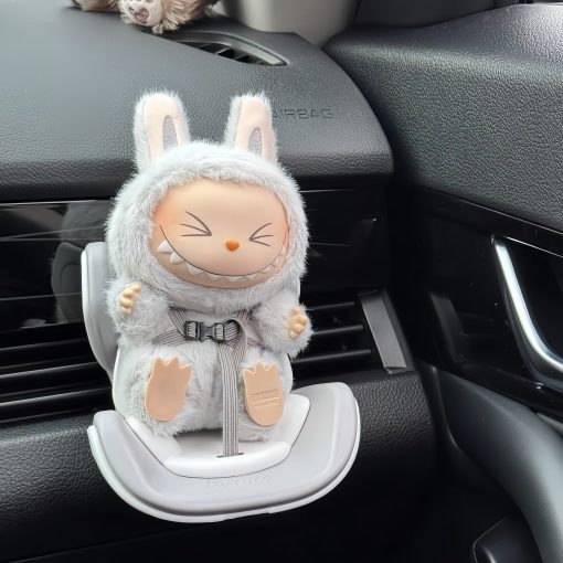 Labubu Generation 1, 2, and 3 Compatible Safety Seat & Car Air Vent Cute Car Decor Hanging Ornament - Image 11